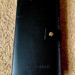 Crown Makeup.  Set of 6 black/silver PRO Brush Set